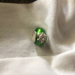 NWP 925 sterling silver bead-green